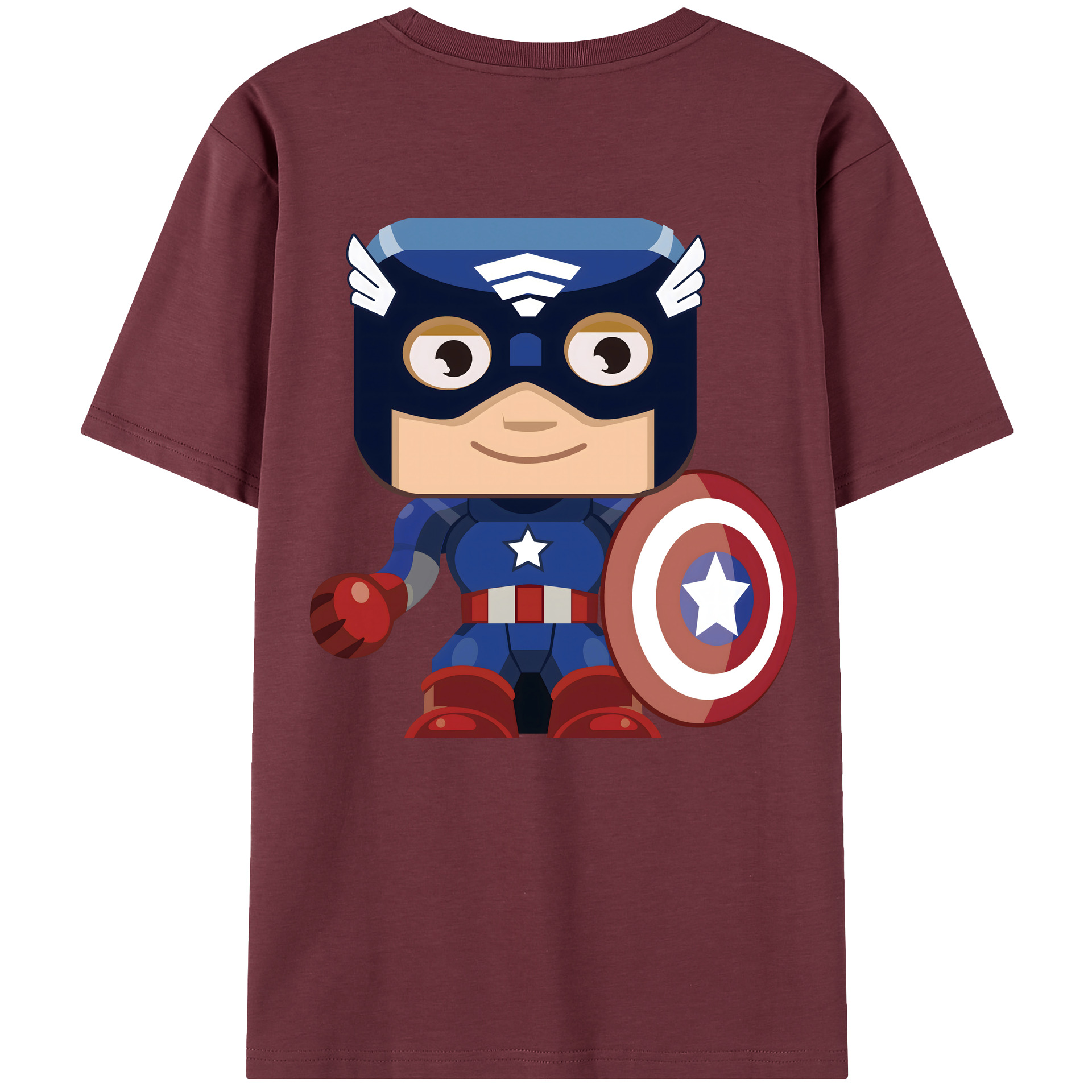 （画像用） アベンジャーズ The Avengers 綿100％半袖Tシャツ（背面プリント）